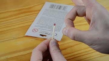 How to light a match with finger - Handcraft math tricks - Homemade magic matches - DIY projects