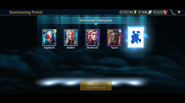 Pulling 10 Ancient Shards For Shredder Perfect Soul Champion Chase Tournament In RAID Shadow Legends