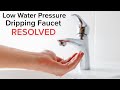 Low Water Pressure &amp; Dripping Faucet RESOLVED! #homeowner #diytutorial #handyman