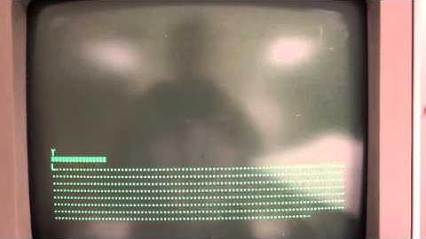 Unisys B39 boot sequence circa 1988