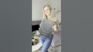 Custom Star Map print from CanvasOnSale.com