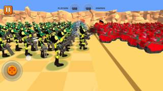 100 ShockWave Vs 100 Bulldozer Stickman Battle Simulator 3D Android Gameplay screenshot 1