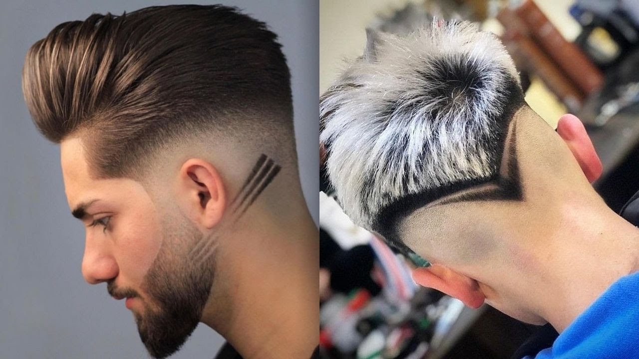 Undercut.. Com detalhes no acabamento.  V shaped haircut, Undercut hair  designs, Haircuts for men