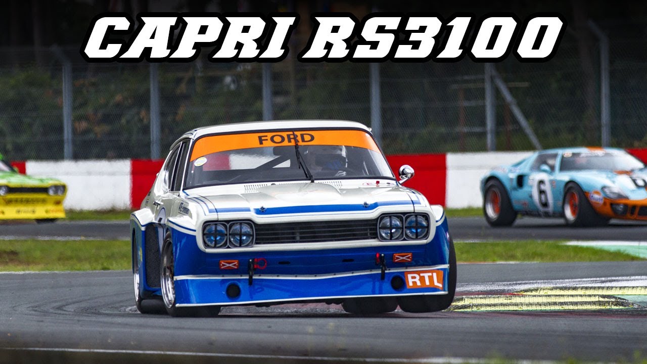 FORD CAPRI RS3100 | LOUD V6 fly-by's, downshifts | 2021 Spa