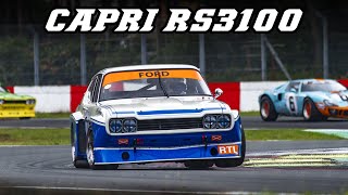 FORD CAPRI RS3100 | LOUD V6 fly-by's, downshifts | 2021 Spa & Zolder