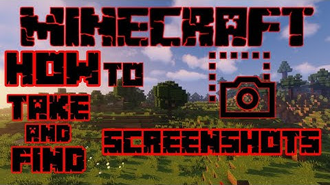 How to take and find screenshots 📷💾 Minecraft Java Tutorial