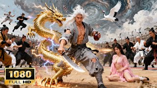 They mock him for entering by his wife, until he lifts a kitchen knife and floors every disciple