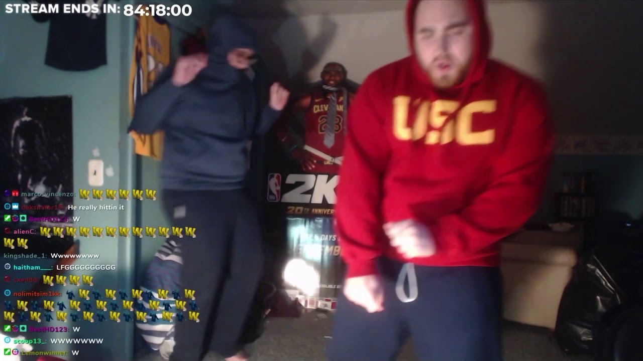 Los pollos and Brother Juke hit tootsie shuffle( Addison Rae shocked)