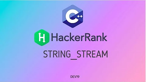 #10 StringStream | Hackerrank C++ Solutions