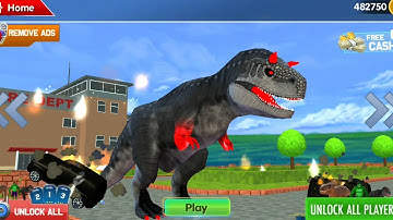 Best Dino Games Monster Dinosaur City Riots: Gorilla Rampage Games Android Gameplay