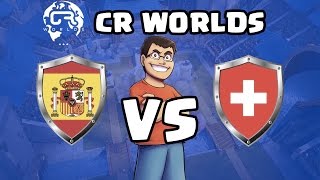 ¡ESPAÑA VS SUIZA! Fase de Grupos | Nos estrenamos en las CR Worlds | Clash Royale con TheAlvaro845