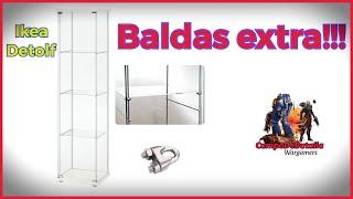 Kit de metacrilato para baldas de vitrina Detolf - Mallas y Plásticos by  Macoglass