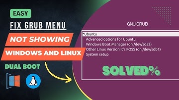 How to Fix GRUB Menu Not Showing on Boot