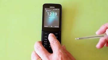 How to Set up the Nokia 8110 2018 Phone and Insert Sim Card and Update the Software