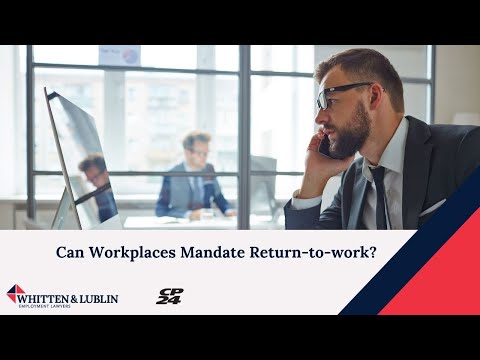Can Workplaces Mandate Return-to-work? Daniel Lublin Talks with CP24