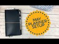 May Planner Setup featuring Cocoa Daisy Tulip Time #cocoadaisy #plannerflip