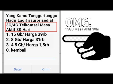 Kode Dial Paket Internet 15gb Masa Aktif 30hr Datang Lagi Dari Telkomsel Youtube