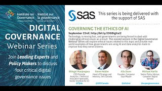 Governing the Ethics of AI - IOG's Digital Governance Webinar Series