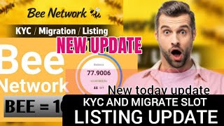 Bee Network Latest Update Listing Or Kyc Slot New Update Today