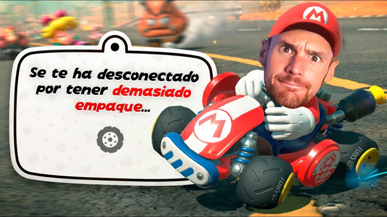 NO PUEDE SER...ME DESCONECTAN EN MI MEJOR CARRERA COMPETITIVA DE MARIO KART WORLD!!