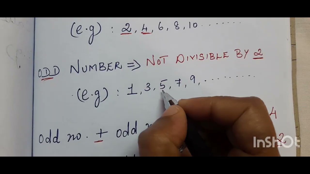 NUMBER SYSTEM // EVEN NUMBER AND ODD NUMBER - YouTube