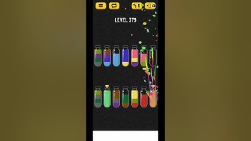 Soda Sort Water Color Puzzle Level 379 Gameplay