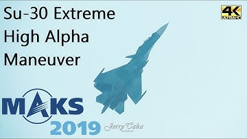 🔵 SU-30 EXTREME HIGH ALPHA MANEUVER AT MAKS