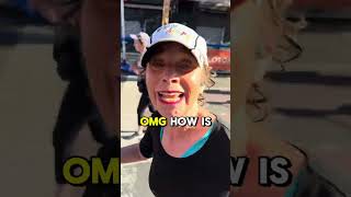 64 years old, qualified for Boston, and was solely focused on her matter lipstick staying on.