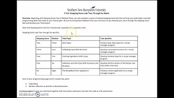 SNHU IT-511: Module 3 - Data Types and Variables