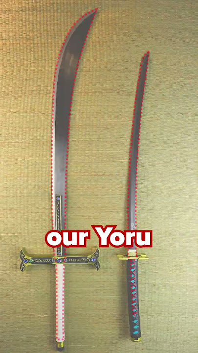 ONE PIECE】Mihawk's Sword Tutorial with Template - Kokutou Yoru [How to  make cosplay sword] 