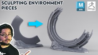 How to Model, Sculpt, and 3D Print a Sci Fi Arch
