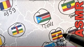 Full ASMR Flag Meanings: Symbolism and Story of Every African Country Flag | ASMR Geography + relaxing Guide