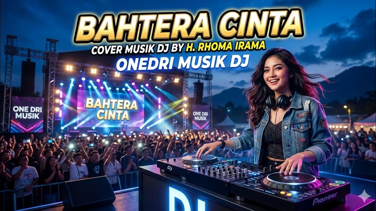 BAHTERA CINTA COVER VERSI MUSIK DJ KEREN + LIRIK #coversong #musikdj 