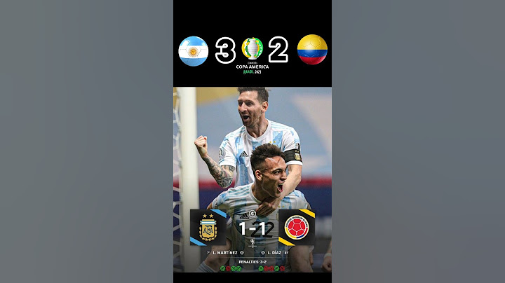 Argentina vs Colombia Penalty Shootout 🔥 | Copa America 2021 Drama!