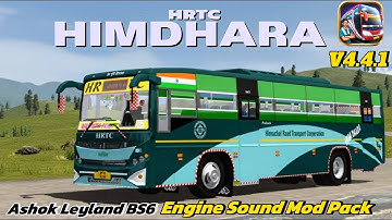 The REAL HRTC Ashok Leyland BS6 Engine Sound Pack | BUSSID V4.4.1 Support All Mods