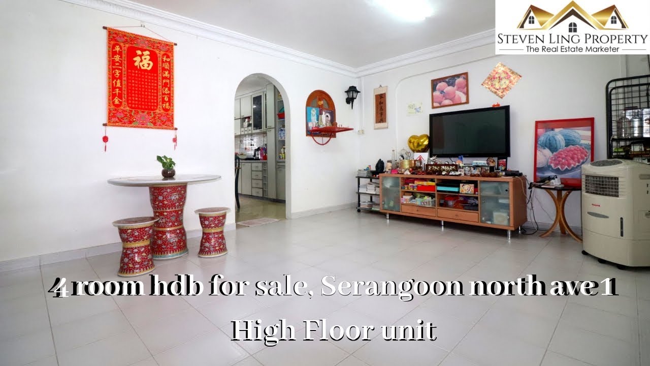 Singapore Hdb Property For Sale Hdb 4 Room Flat For Sale In Serangoon North Ave 1