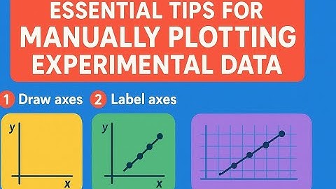 Essential Tips for Manually Plotting Experimental Data (Plotting Graph)
