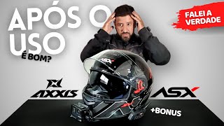 ✊ Capacete Axxis Asx Eagle SV com óculos interno | Não compre antes de assistir esse vídeo ✅