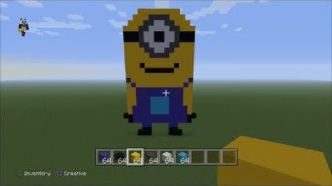 Minecraft: How to build a Minion - Pixel Art