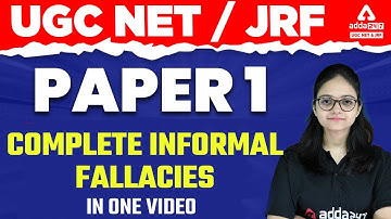 UGC NET Examination Paper 1 | UGC NET Complete Informal Fallacies in One Video