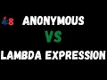 Java8:Difference between Anonymous Inner Class and Lambda Expression| Lambda expression vs Anonymous