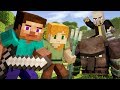 VILLAGE RAID - Alex and Steve Life (Minecraft Animation)