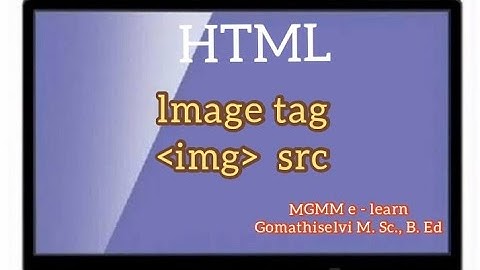 Image tag in HTML... tamil