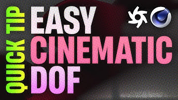 Quick Tip: Setting up Cinematic Depth of Field in Octane and Cinema 4D