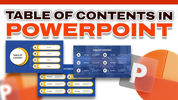 How to Create a Table of Contents Slide in PowerPoint