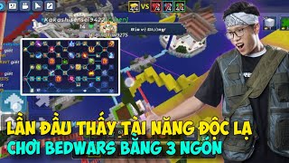 (Blockman GO) Lần Đầu Thấy Bảng Tài Năng ĐỘC LẠ BÌNH DƯƠNG, Chơi BEDWARS 3 Ngón | Lão Gió