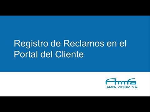 Amfa Vitrum - Portal del Cliente