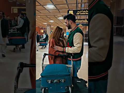 airport moment| love husband and wife at airport| sad song husband and wife on airport