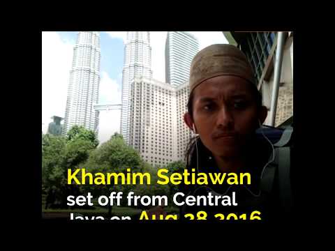 Indonesian Man Arrives in Makkah for Hajj After Walking 9,000km