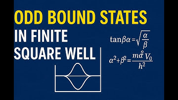 Griffiths QM-probleem 2.29 Oneven gebonden toestanden, eindige vierkante put || Grafische oplossing